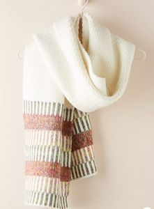 Anthropologie Avery Space-Dyed Stripe Scarf
